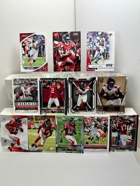 Julio Jones/Matt Ryan era falcons lot of 12 w/ Roddy White /462